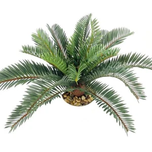 45cm Large Artificial Palm Tree Branch Fake Plants Plastic Coconut Tree Leafs - Picture 1 of 13
