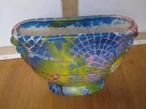 Artist Painted Antique Vintage Vase 16.5cm high. Australian Artist:- Ranton 2019 - Picture 1 of 8