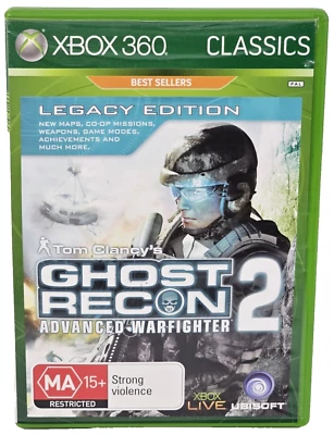 Ghost Recon 2, Advanced Warfighter - Xbox 360 Game - Complete with Manual - Pal - Image 1 of 4