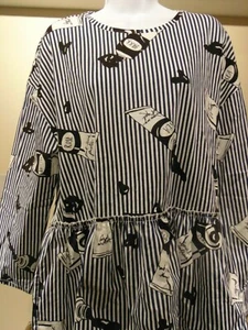 ZARA Trafaluc Women’s Paint tubes Flounce Top Shirt Large - Picture 1 of 5