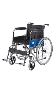 Amedon Lightweight Foldable Wheelchair BME4611C, 120kg (265 lbs) Capacity - Picture 1 of 4