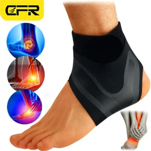 Ankle Support Brace Compression Sleeve Plantar Fasciitis Pain Relief Foot Wrap B - Picture 1 of 15