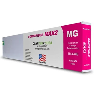 Roland Ecosol MAX2 compatible MAGENTA ink 440ml cartridge ESL4-4MG *MADE IN USA - Picture 1 of 1