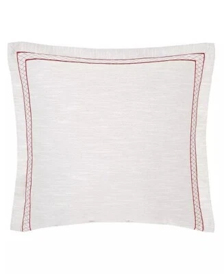 ROSE TREE Savoy Solid Textured Embroidered Sham, European $139 - Image 1 of 4