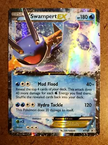 TCG POKEMON SWAMPERT EX XY55 XY PROMOS (PR) Reverse Holo! Card #XY55 NP! NM-MT! - Picture 1 of 15