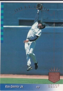 Tarjeta de béisbol KEN GRIFFEY JR. 1993 Upper Deck SP ALL-STAR ¡Marineros de Seattle! - Imagen 1 de 2