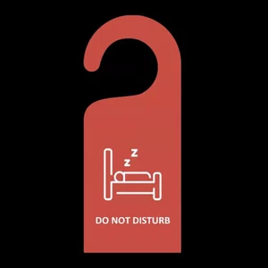Do Not Disturb Door Sign Hanging Sign Shop Room Cleaning Double-sided Door Tags - Picture 1 of 6