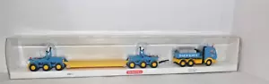 Wiking escala 1/87 Mercedes 3850 tractor y cargador bajo Siefert azul 050403 - Imagen 1 de 1