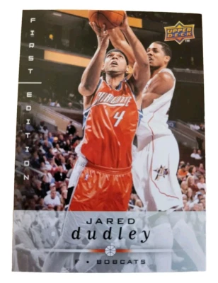 Tarjeta de baloncesto Upper Deck Charlotte Bobcats 2008 plateada #17 Jared Dudley (B5 Foto 1 de 2