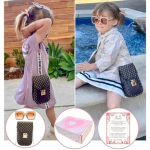 Little Girl Purse with Sunglasses & Gift Box Kids Purse for 3 4 5 6 7 8 Year Old - Picture 1 of 13