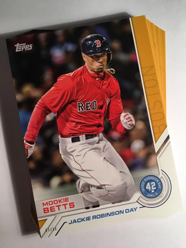 2017 Topps Series 1 Jackie Robinson Day Jumbo 5x7 Gold /10 You Pick Only 10 Made - Image 1 of 1