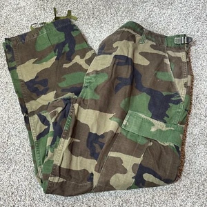 US Military Pants Mens Medium Short Trousers Hot Weather Woodland Camo Combat - Picture 1 of 12