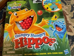 Hungry Hungry Hippos by EleFun & Friends Ages 4 And Up - Picture 1 of 2
