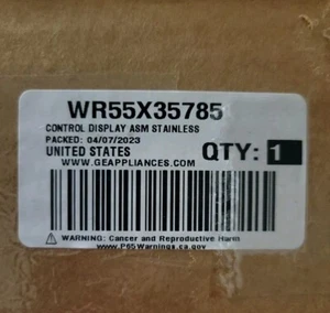 GE Control Display Part # WR55X35785 - Picture 1 of 2