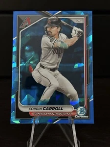 2024 Bowman Chrome Sapphire Edition Corbin Carroll #3 Arizona Dbacks - Picture 1 of 2