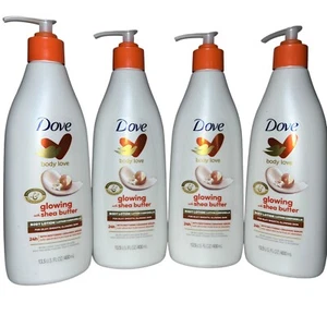 Lot of 4 Dove Body Love Glowing Shea Butter Body Lotion NEW Skincare Bundle - Picture 1 of 2