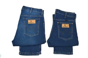Wrangler Jeans Uomo Icone Western Slim Elasticizzato Vestibilità FACTORY SECONDS WA158 - Foto 1 di 21