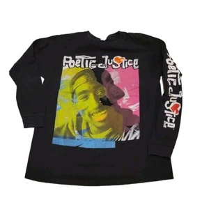 Tupac Shakur Poetic Justice 2Pac Long Sleeve Tee Shirt Size Medium - Picture 1 of 9