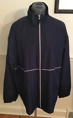 Chaqueta cortavientos Pro Spirit Athletic Gear para hombre L cremallera azul marino Bangladesh Foto 1 de 4