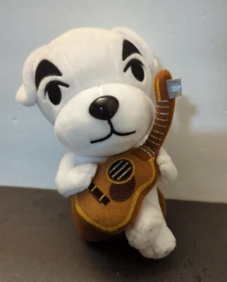Nintendo Animal Crossing Leaf K.K. Slider and Guitar Plush 7.5” Used  - Image 1 of 4