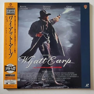 Wyatt Earp Japanese Imported Laserdisc w/OBI Kevin Costner Dennis Quaid - Picture 1 of 3