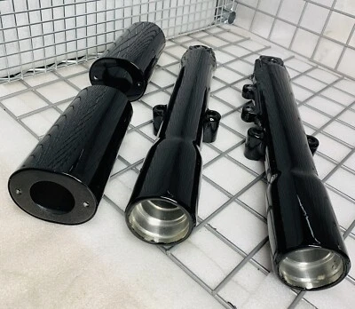 HORQUILLA HARLEY 45915-08 Heritage FAT BOY NEGRA BRILLANTE 2008-17 y cubiertas (cambio) Foto 1 de 4