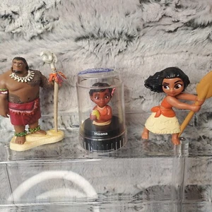 Disney Moana e Capo Tui Plastica e PVC Cake Topper Personaggi Film Figure - Foto 1 di 6