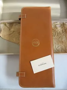 NOS Vintage Brown leather Coca Cola HANGING DELUXE LEATHER TIE Snap CASE - Picture 1 of 10