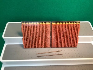 ORIGINAL TIN LITHO DOOR GATE PAIR for MARX FORT APACHE CARRY-ALL PLAYSET 1960's - Picture 1 of 2