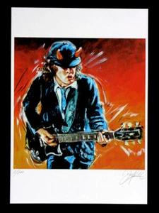 MUSIC LEGENDS Kunst Grafik MUSIK-LEGENDEN handsig.,limitiert,Blues Rock Pop Jazz - Picture 1 of 2