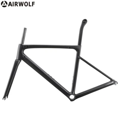 Airwolf T1100 Carbon Road Bike Frame 700x25c Rennrad Rahmen Lightweight RimBrake - Bild 1 von 4
