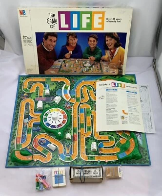 1991 Game of Life by Milton Bradley Complete in Very Good Condition FREE SHIP - Image 1 of 4
