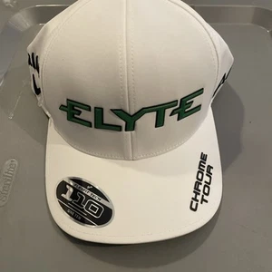 New Callaway 2025 Elyte Tour Authentic Golf Hat Flexfit Tech 110 White - Picture 1 of 5