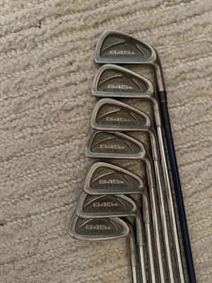 Tommy Armour 845s Silver Scott Irons Golf Club Set 7 Total 1,3-8 - Image 1 of 4