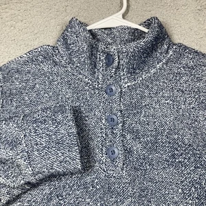 Eddie Bauer Sweatshirt Damen mittelblau Pullover Pulli Stehkragen NEU - Bild 1 von 14