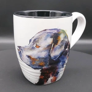 Dean Crouser Kaffeebecher Hund schwarz Labrador Retriever Big Sky Carvers 16 Unzen LESEN - Bild 1 von 19