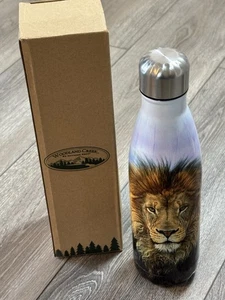 Botella de agua Woodland Creek Lion de acero inoxidable 17 oz Sku: 001L2F nueva con caja - Imagen 1 de 10