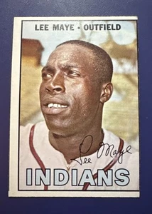 1967 TOPPS #258 LEE MAYE CLEVELAND INDIANS OUTFIELDER  *FREE SHIPPING* - Picture 1 of 2