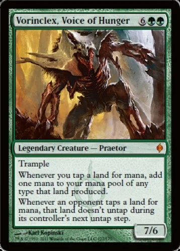 MTG Vorinclex, Voice of Hunger, Light Play, English New Phyrexia - Image 1 of 1