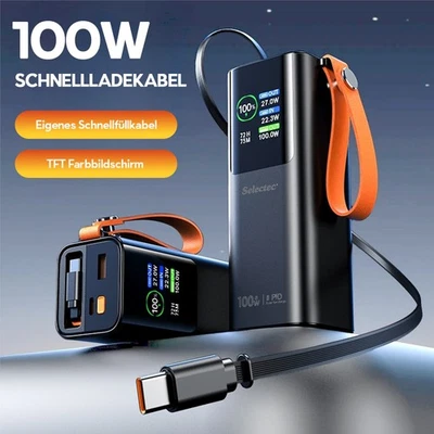 Powerbank 200.000mAh 100W | USB-C Schnelllade-Power für Laptop Handy Mac - Bild 1 von 4
