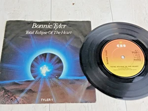 Bonnie Tyler "Total Eclipse Of The Heart" 1980 7" vinyl Record CBS TYLER 1 GD/GD - Picture 1 of 6