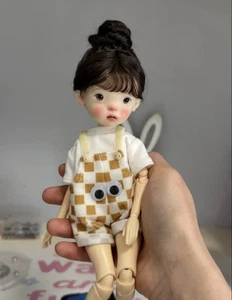 Muñeca 1/6 BJD Landoudou con Peluca Cabello Ojos Maquillaje Facial Cuerpo Desnudo Resina Niña Regalos - Imagen 1 de 12