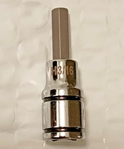 MATCO TOOLS "ADV" AXY6VA, 1/4" SOCKET DRIVEN, 3/16" ALLEN/HEX BIT *NEW* - Picture 1 of 7