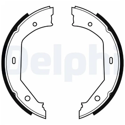 Delphi Bremsbackensatz hinten 34212213313 34411163988 | 158930 - Bild 1 von 2