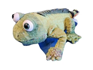 Webkins Plus Igunana Ganz Green Reptile Stuffed Animal Toy Logo  Appx 16" - Picture 1 of 12