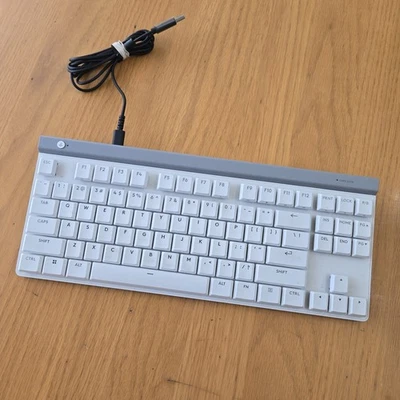 Logitech - G515 LIGHTSPEED TKL Wired Mechanical Tactile Gaming Keyboard White - Image 1 of 4