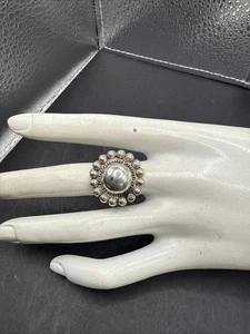 ⭐️STERLINGSILBER RING BLUMEN GRÖSSE 6 (4) - Bild 1 von 5
