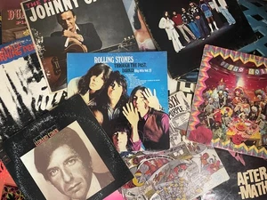 LOT: 30 *RECORD COVERS ONLY* FOR ART CRAFTS DECORATION REPURPOSING ROCKNROLL - Picture 1 of 1