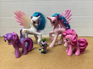 MLP My Little Pony Princess Celestia, Sterling, Spike, Pinkie Pie, Twilight Sparkle - Foto 1 di 8