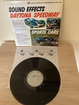 Sound Effects Daytona Speedway Sports Cars 1964 US Audio Fidelity # DFS 7031 VG+ - Image 1 of 4